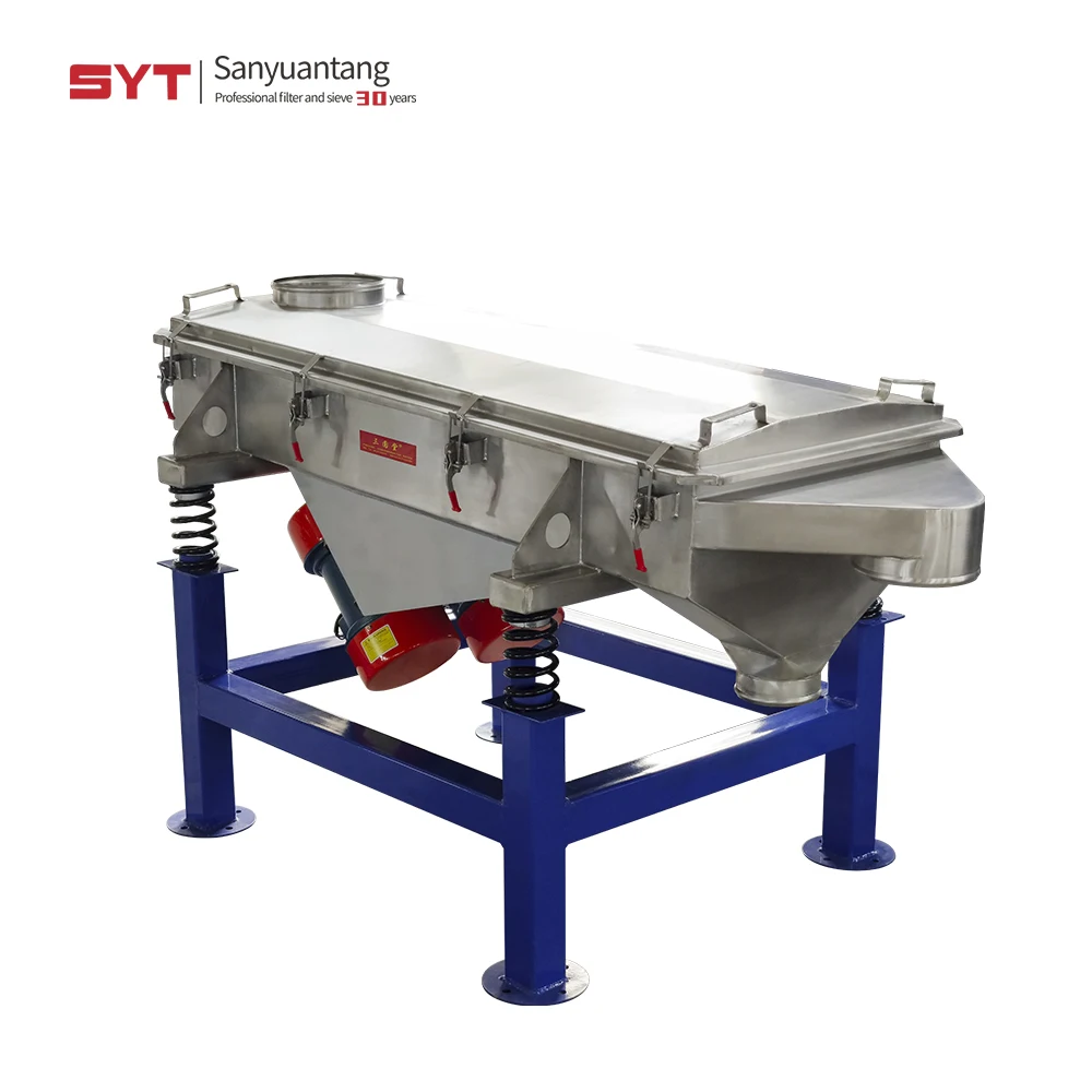 natural sand multi-layer separator industrial vibration sifter salt linear vibrating sieve