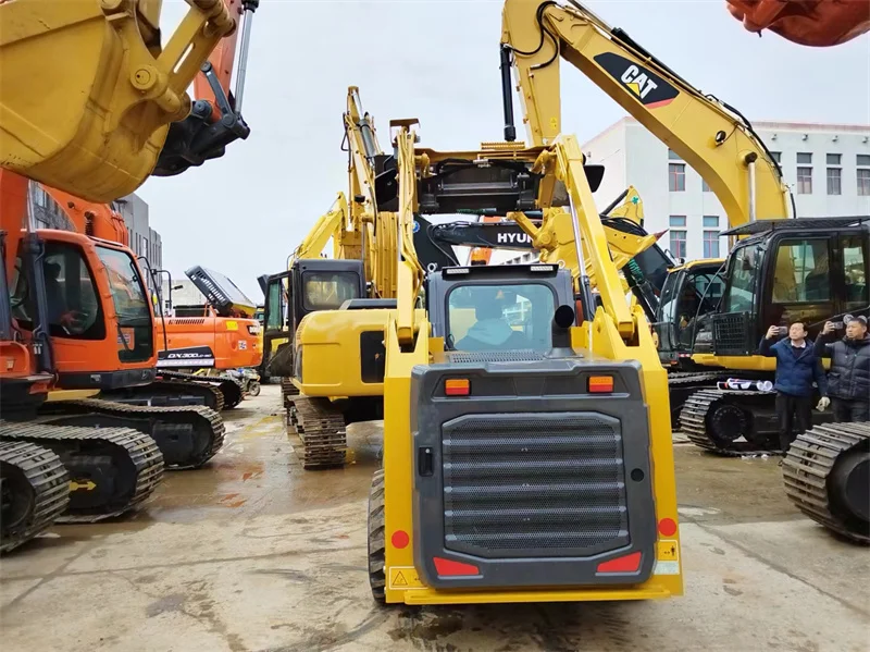 original cheap used machinery cat 246d skid steer mini loader caterpillar 246 226 track wheel skid steer loader