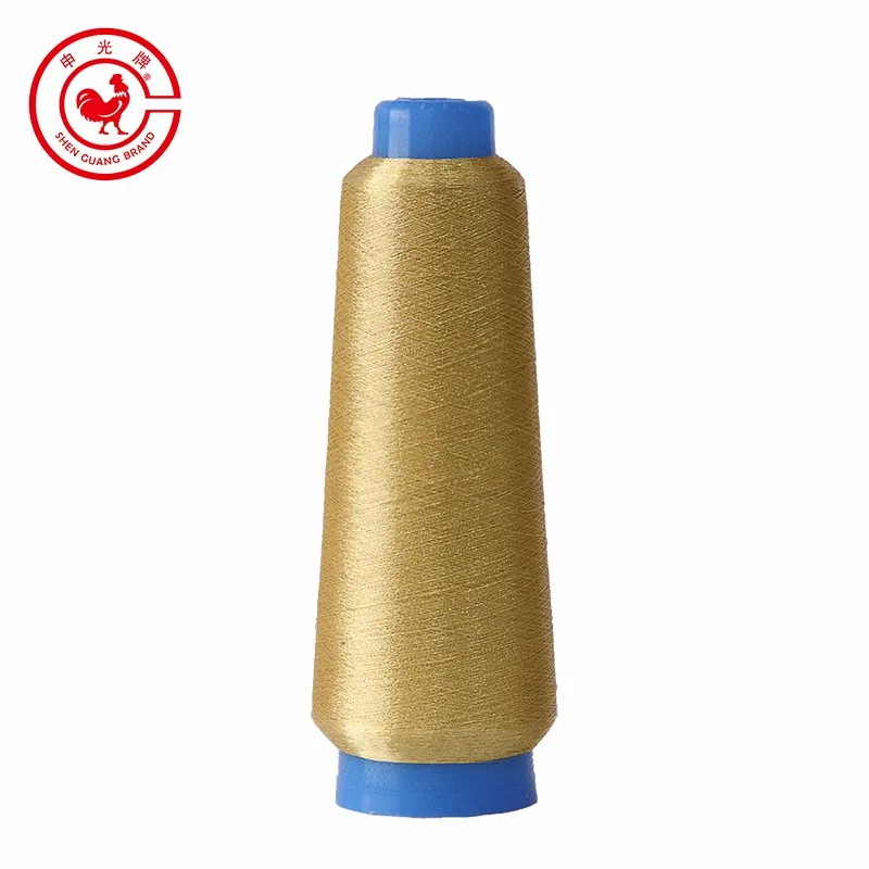 50D/75D customized superfine shiny gimp metallic yarn for delicate embroidery thread