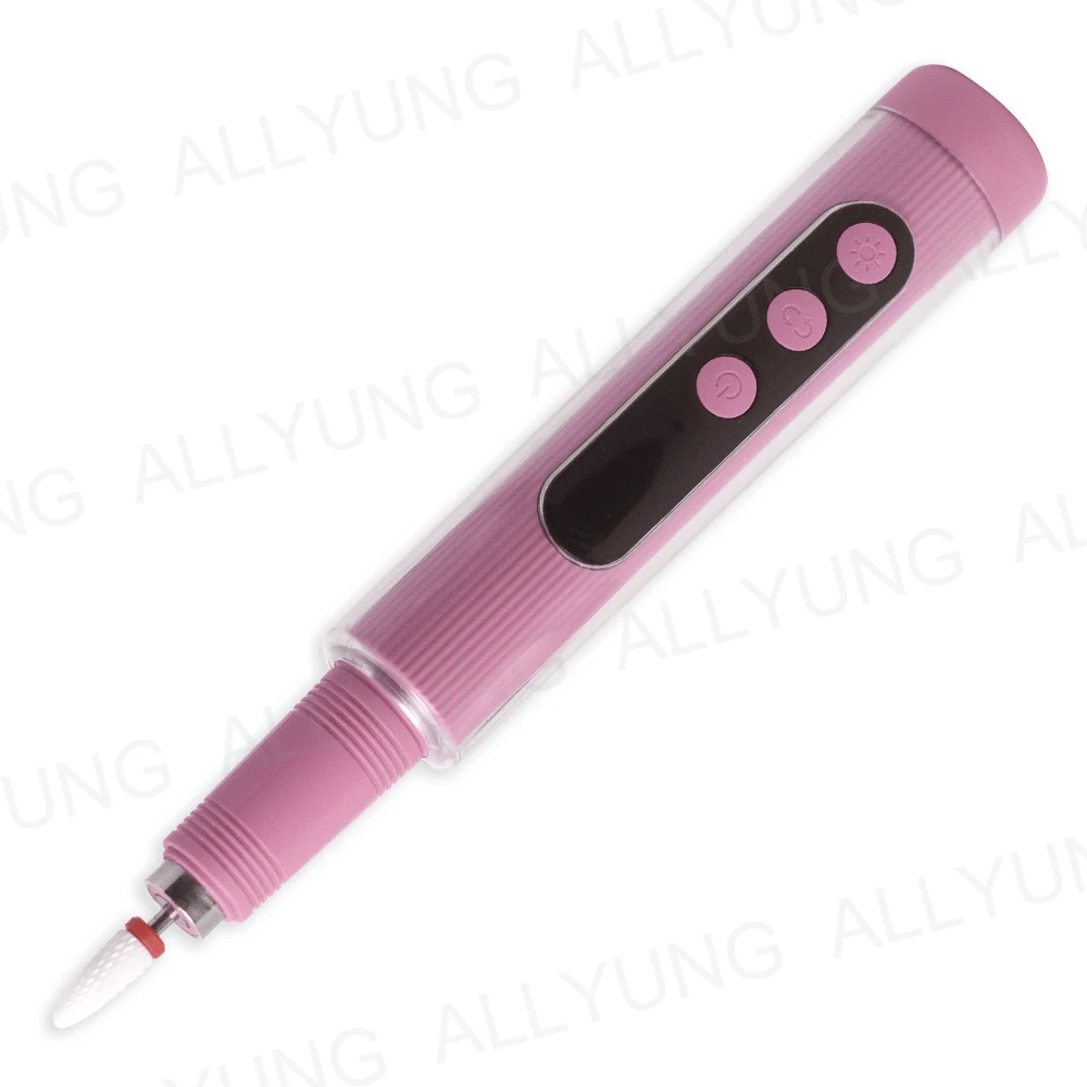 USB Rechargeable Portable Electric Nail Drill Pen 18000RPM High Speed New Design Fast Dryer High Quality Plastic Bit Model Bit