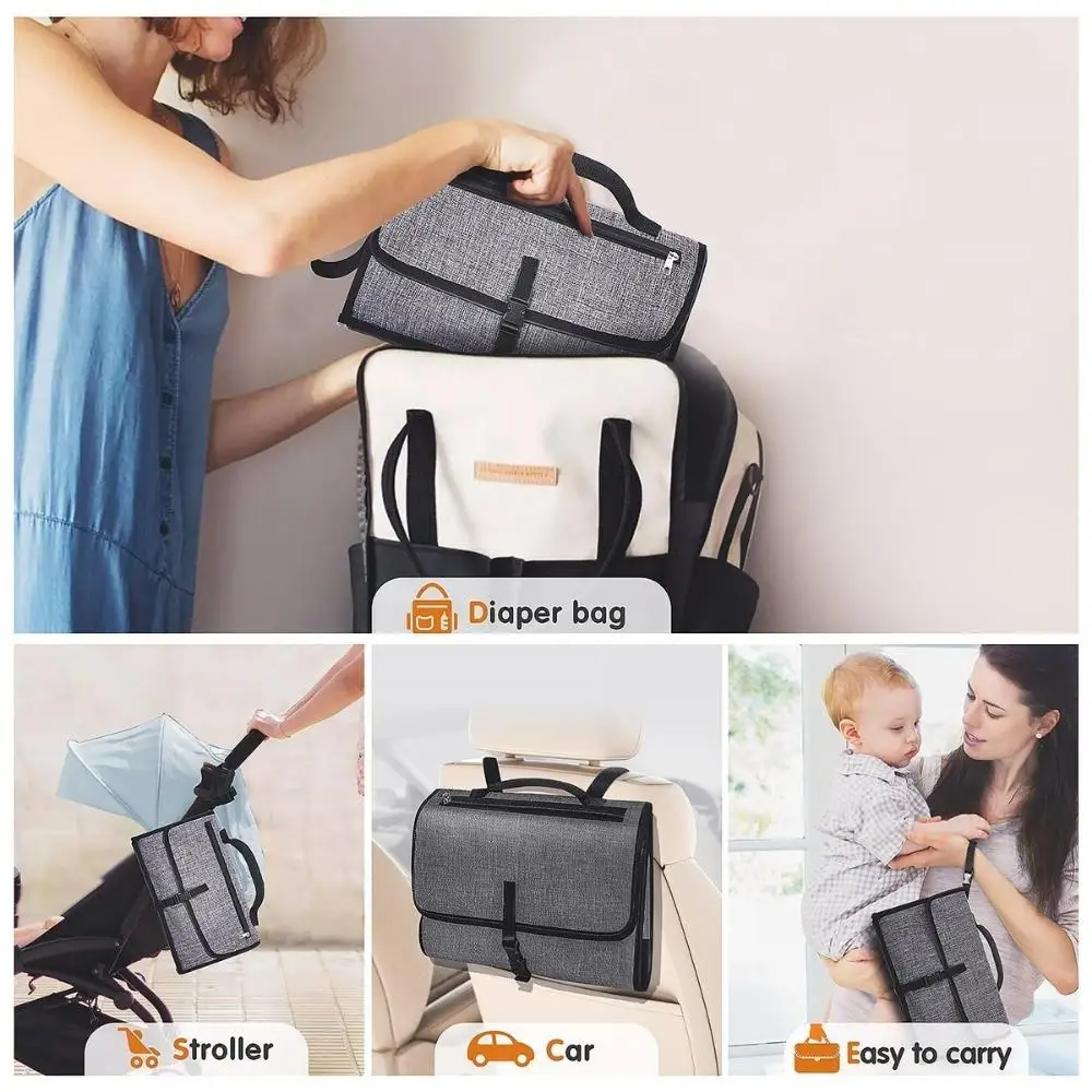 Portable Waterproof Travel Station kit Diaper Changing Pad for Newborn boy Girl Baby Bag maternity