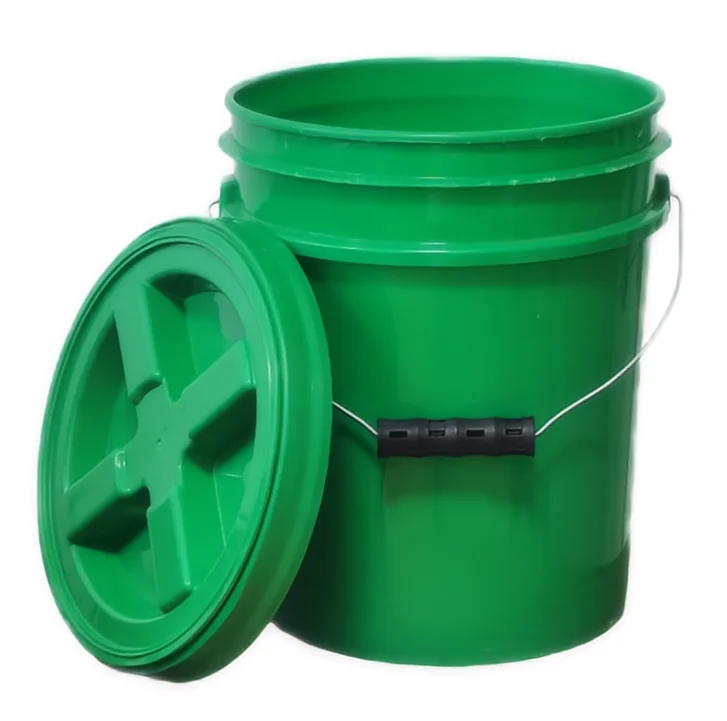 5 Gallon Plastic Pail Bucket MADE IN China Food Grade BPA Free -Screw on Lid