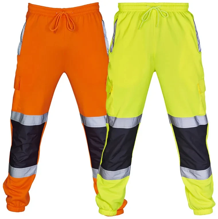 Reflective Safety Workwear Trousers Construction Workwear Pants Stretch Pant Workwear Cargo Pants