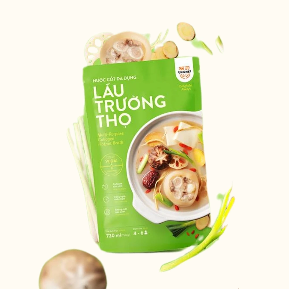 Hotpot Soup Good Price Collagen Hotpot Broth Delicious Multi-Purpose Ready For Export Vietnam Manufacturer