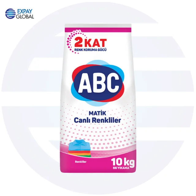 Abc Powder Detergent 10 kg Bright Colors Automat all assortment Ready Stock