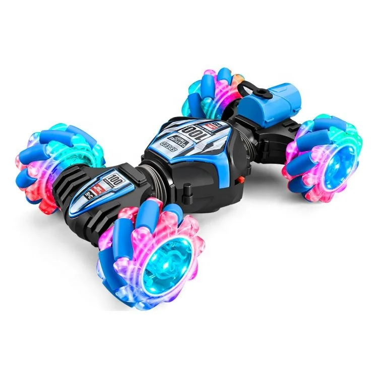 Christmas Gifts 2.4G Remote Control Car 2 in 1 Land Water Amphibious Car Double Sided Off Road Toy Vehicle RC Stunt Car For Kids