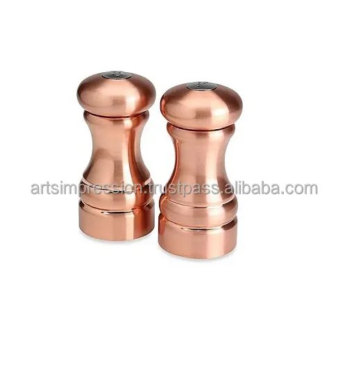 Copper antique Canisters Jar Set of 3 Brown for Coffee Tea & Sugar Lining Pattern for Food with Wood Storage Bottles & Jars Sto