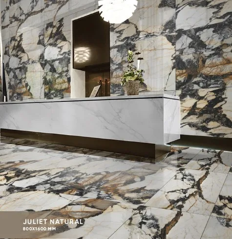 New Traditional Designs In Size Of 800x1600mm To Decor The Interior Of Dream Home With Porcelain Glossy Slab Tiles