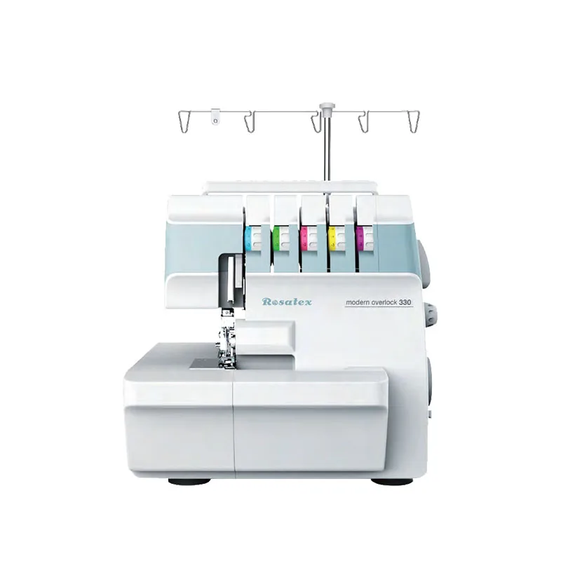 Rosatex Rs-334 Portable High-Speed 1200rpm Domestic Overlock Sewing Machine