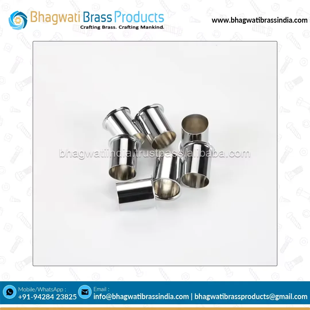 Lowest Prices Strong Built Reducing Shape Forged Technics Chrome Plated SS Ferrule For Sale By Exporters