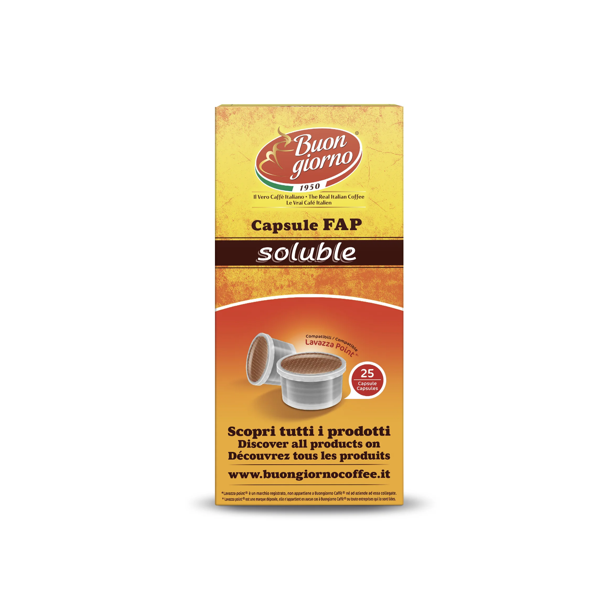 Lavazza Point® Cappuccino compatible capsules 25pcs.