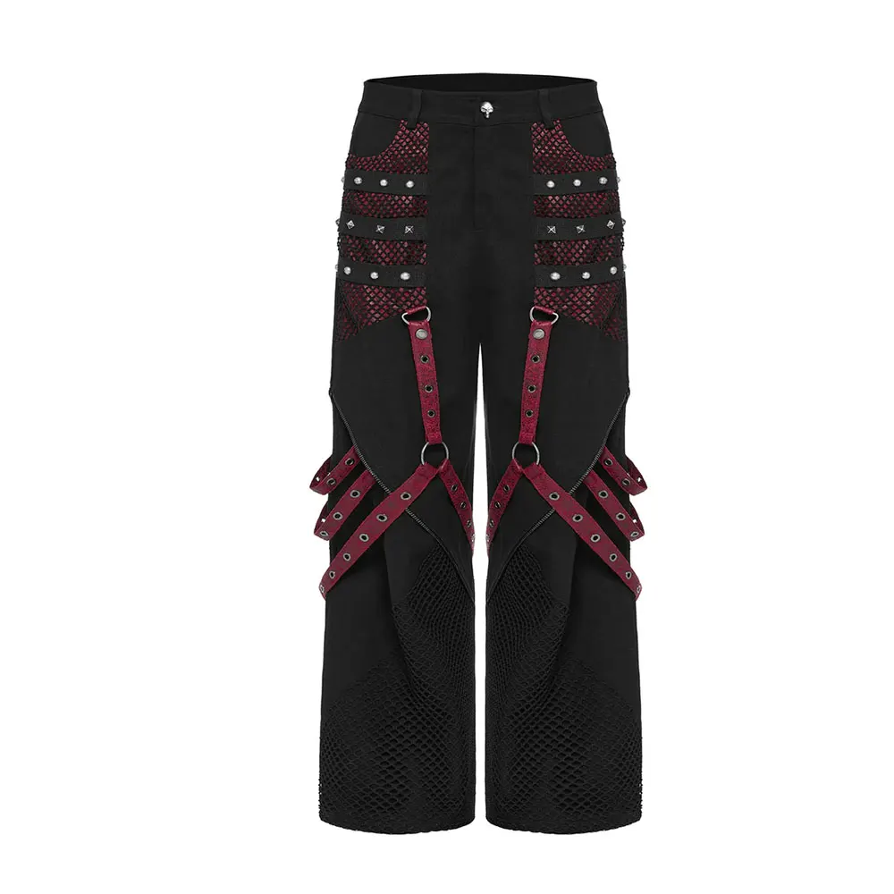 Best Selling Premium Quality Gothic Jogger Cargo Pants Top Sales Loose Fit Sport Design Stacked Pattern Gothic Pant for Sale