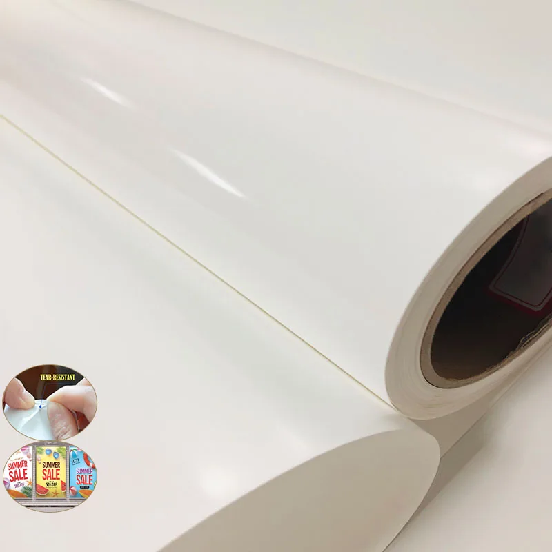 Lizheng waterproof 170gsm white glossy synthetic paper pp non-adhesive paper matt or glossy pp synthetic paper