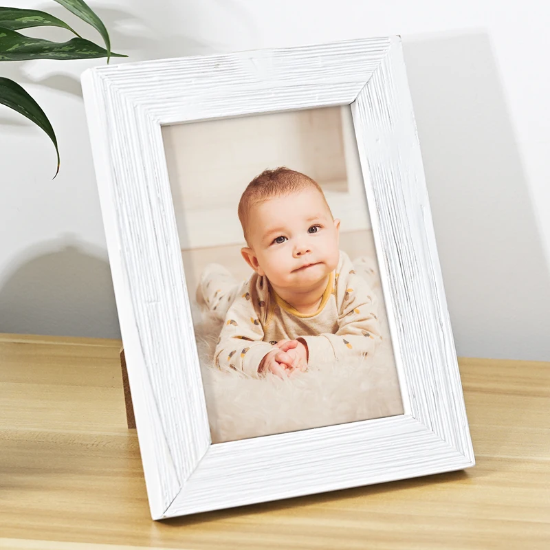 OKSQW Factory Wholesale Fashionable Wooden Photo Frame Customized Logo Singing Photo Frame for Home Decor Living Room Bedroom