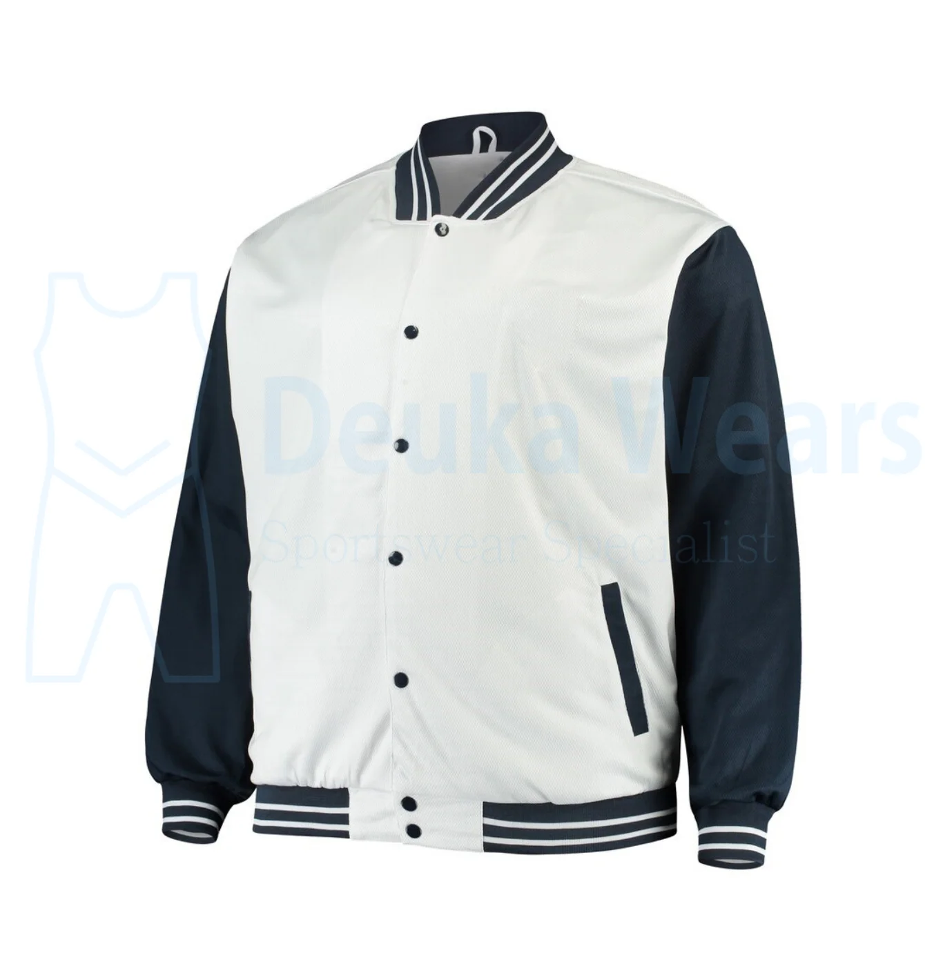 High Quality Leather Sleeve Woolen Towel Embroidered Lined Varsity Jacket Men Custom Baseball Jackets Letterman Jacket Wholesale