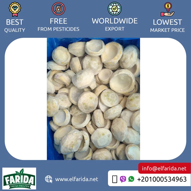 Egypt Origin Exporter of Superior Quality 100% Natural Delicious Taste Frozen Artichoke Bottoms (5-7) cm / (7-9) cm