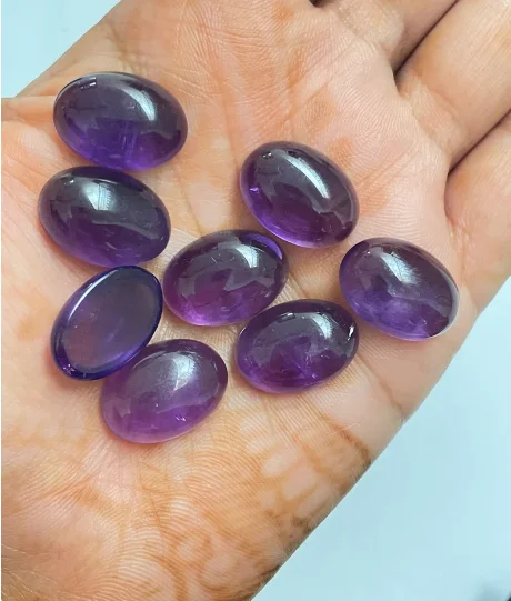 100% натуральные фиолетовые Аметистовые Кабошоны красивые полудрагоценные аметисты оптовая продажа энергетические целебные рассыпчатые драгоценные камни