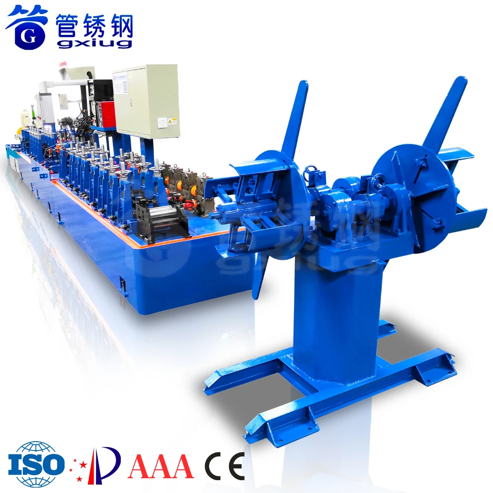 GXG Technology 304 316 SS Balustrade Pipe Making Machine