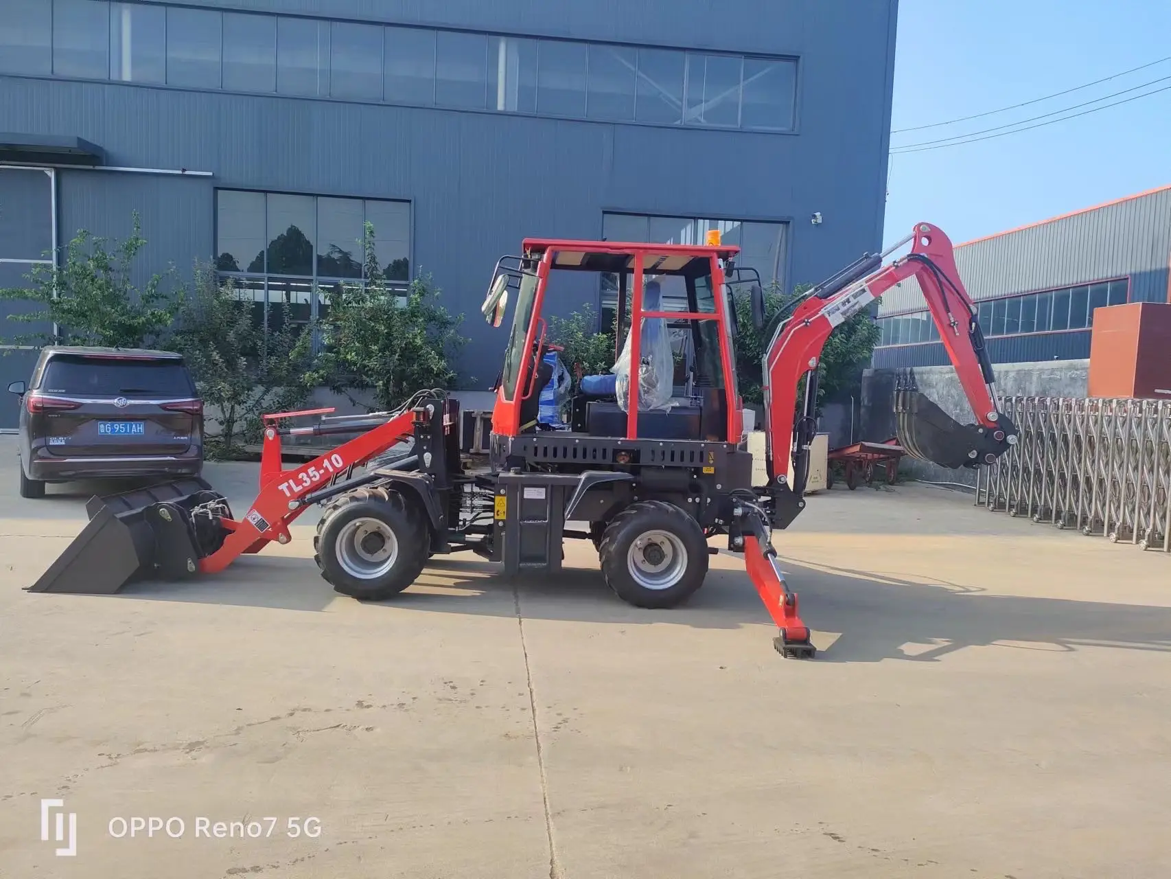 TL35-10 Famous Brand New Design Front Loader Low Price Backhoe Digger Bucket Restaurant Retail Industries PLCTYPE Engine