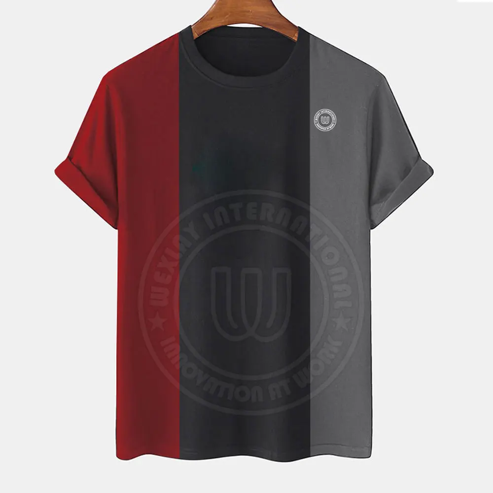Black Plain Color Men T-Shirt Wholesale Print Logo Men T-Shirt High Quality Men T-Shirt Online Sale