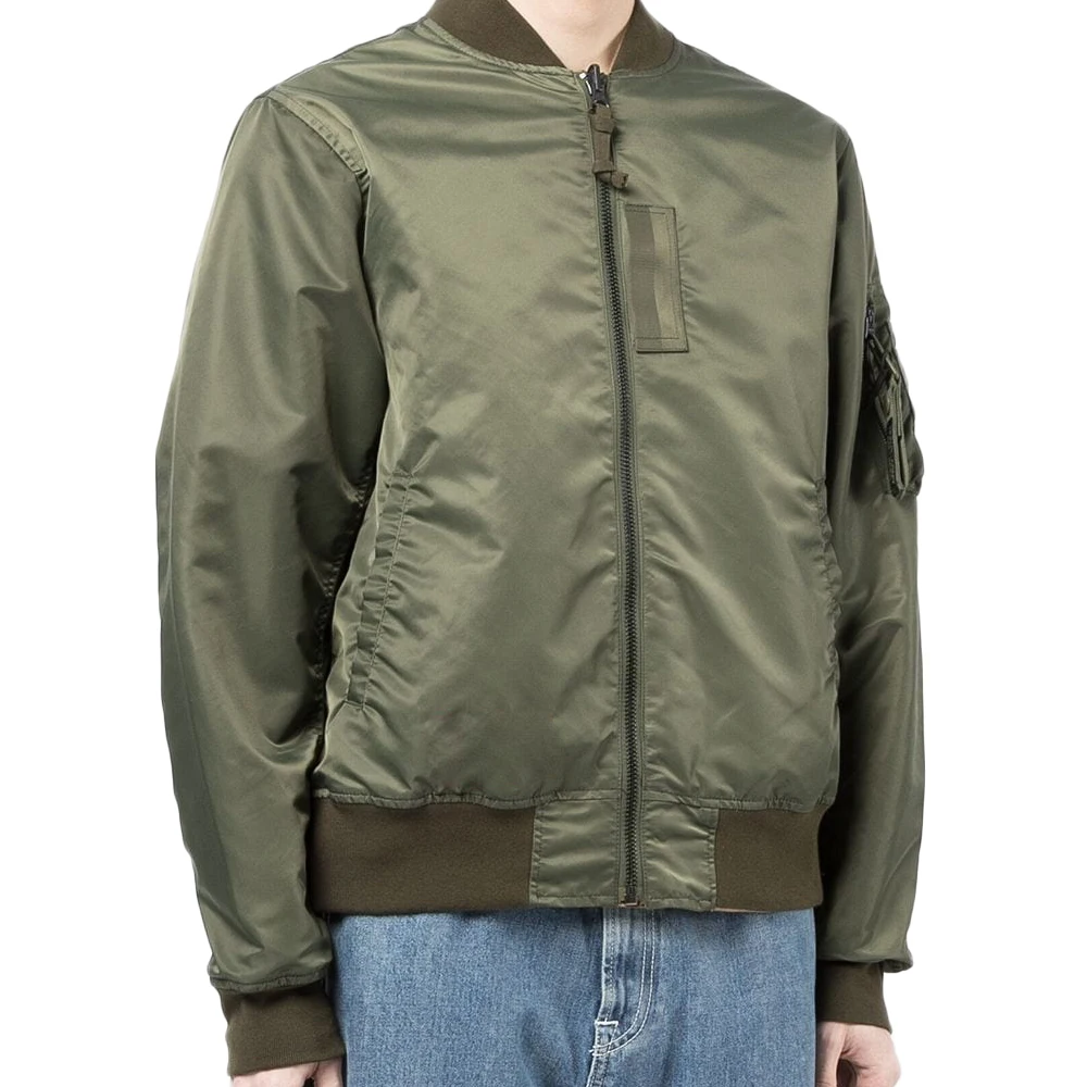 Men Rain Coat lettermen bomber Jacket 100% polyester trendy men jacket ribbed Caller packable men warm flight jeckt