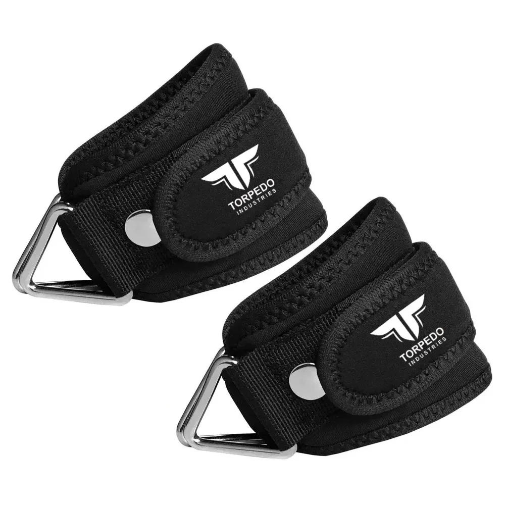 Wholesale Customized Logo D-Ring Ankle Strap Neoprene Cable Ankle Straps For Cable Machines Ankle Straps For Men & Women