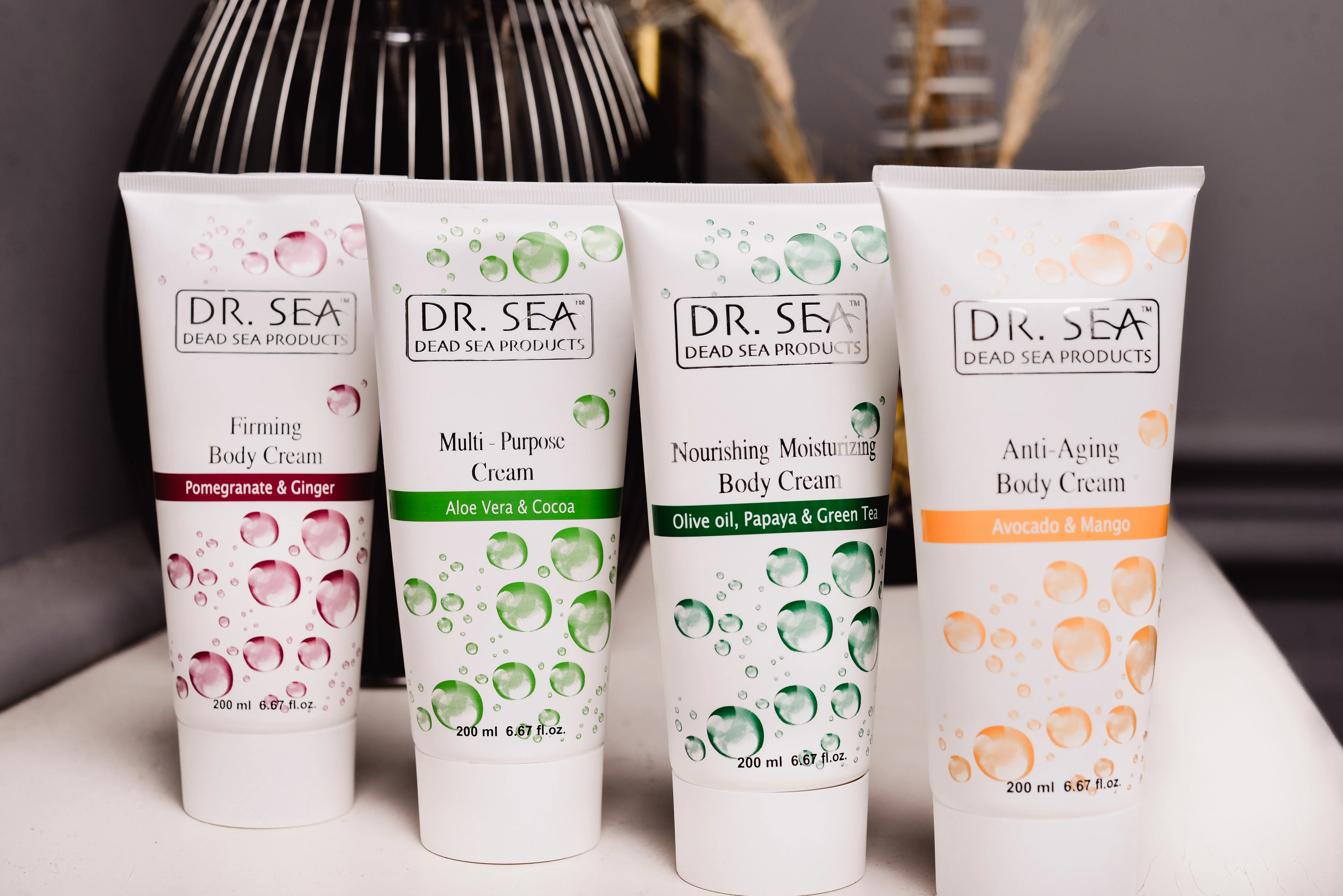 Nourishing & Moisturizing Body Cream Olive oil & Papaya & Green Tea 200 ml by Dr. SEA Cosmetics Dead Sea Products Israel
