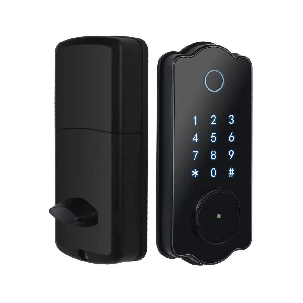 Smart lock keyless entry door bolt door lock, digital password fingerprint electronic door lock with keypad