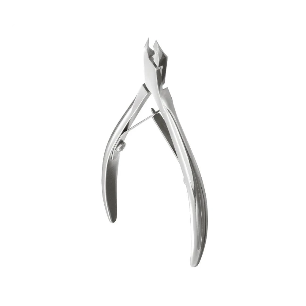 Cuticle Nail Nipper Mirror Polish Double Spring Lap Joint Toenail Nipper 3 mm Tip Cuticle Nipper For Beauty With Custom Packing