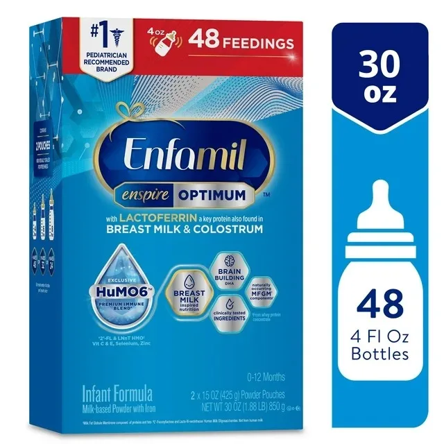Enfamil вдохновляет детское питание с лактоферрином обнаруженным в молозуме и грудном молоке 30 унций