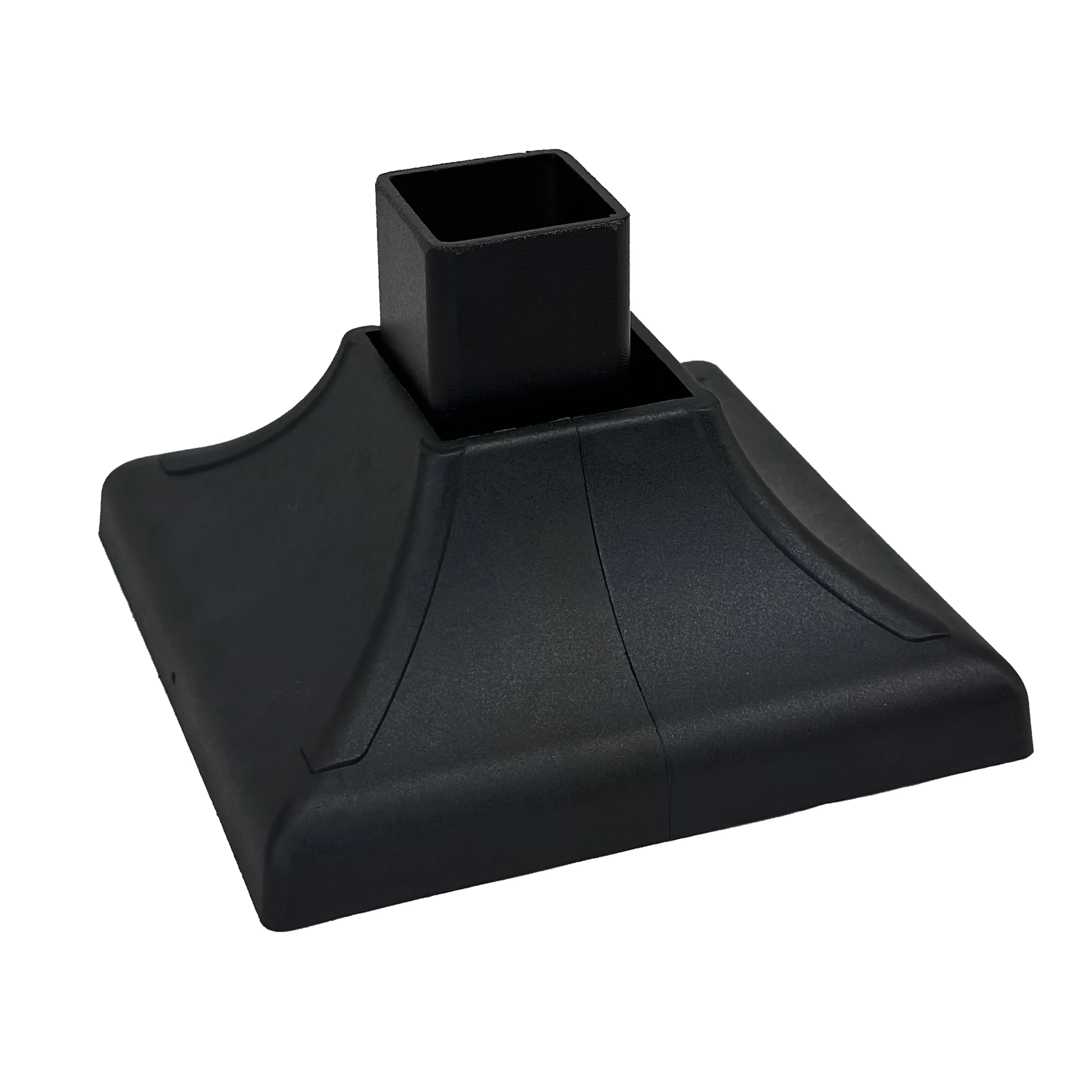 Easy Installation Railing Floor Base Flange Deck Post Brackets With Tapping Screw