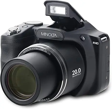 Minolta bizhub 20 мега пикселей высокого Wi-Fi цифровая камера с 35x оптический зум 1080p HD видео и