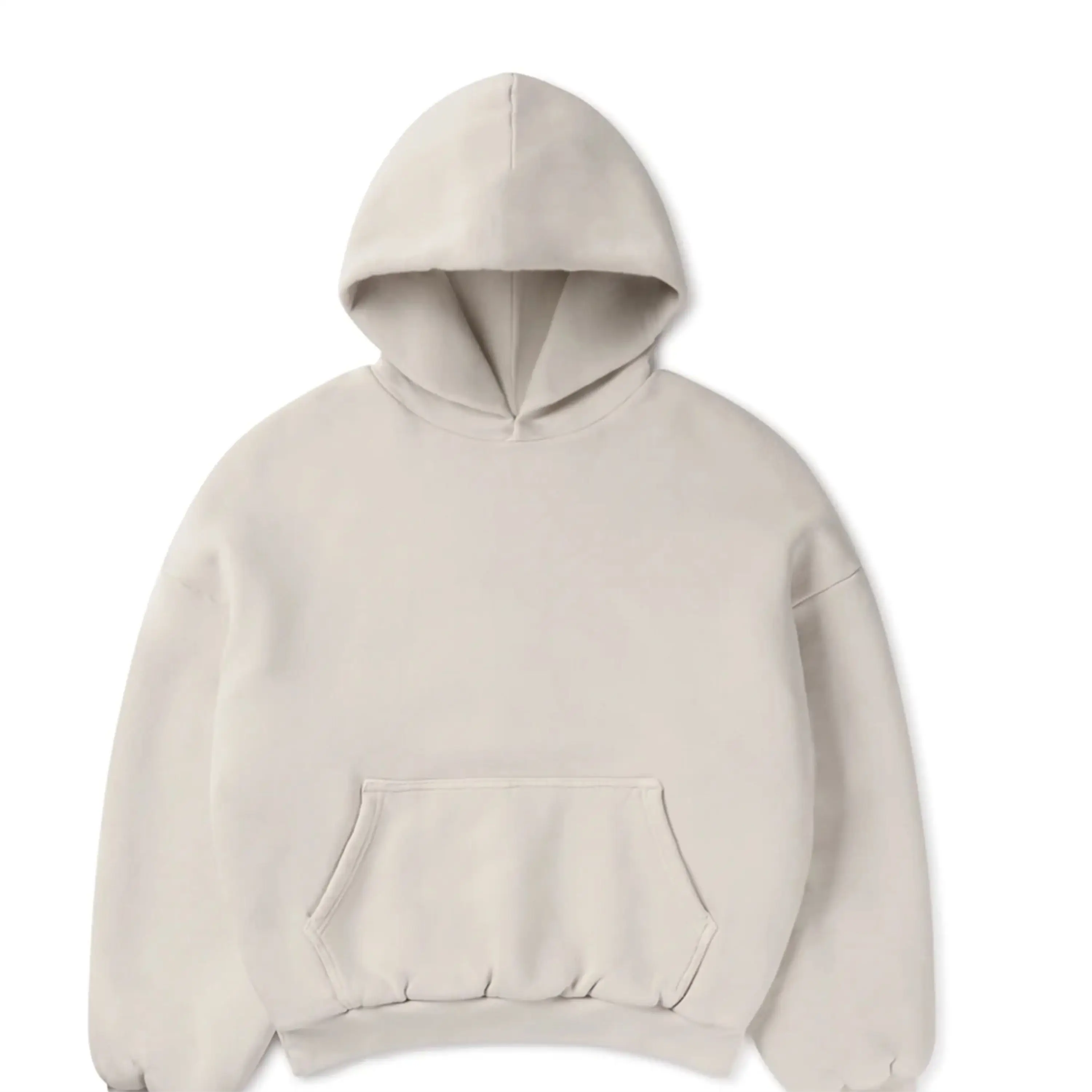High Street Styles 500 Gsm Blank Heavyweight Hoodie Custom High Quality Loose Fit Unisex Men Hoodies