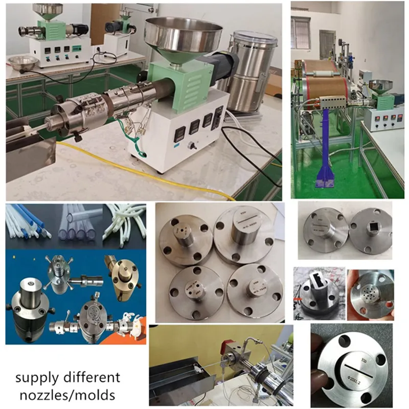 Desktop SJ35 mini plastic extruder lab tiny single solo screw extruding machine extrusora