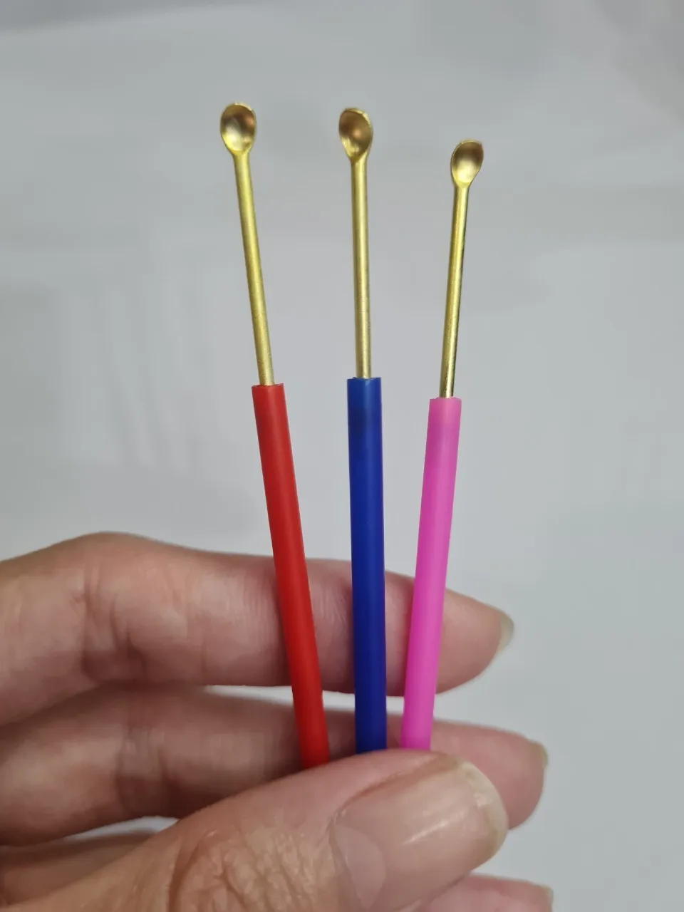 The Crocodile Color Pattern Set 12 Pcs Ear Wax Remover & Cleaner Style Ear Cleaning Spoon Brass Handmade Ready To Ship