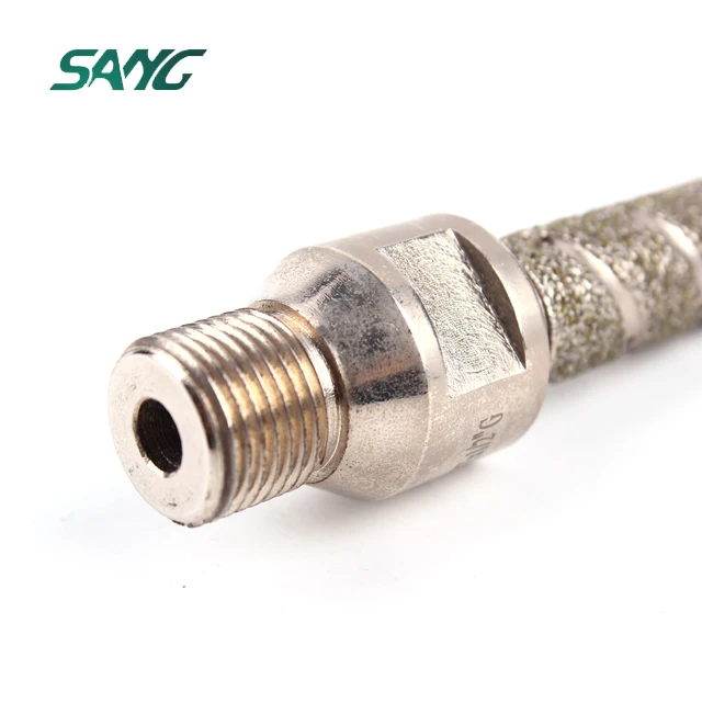 CNC Drill bits G1/2 electroplated CNC diamond finger bit for marble engineered stone