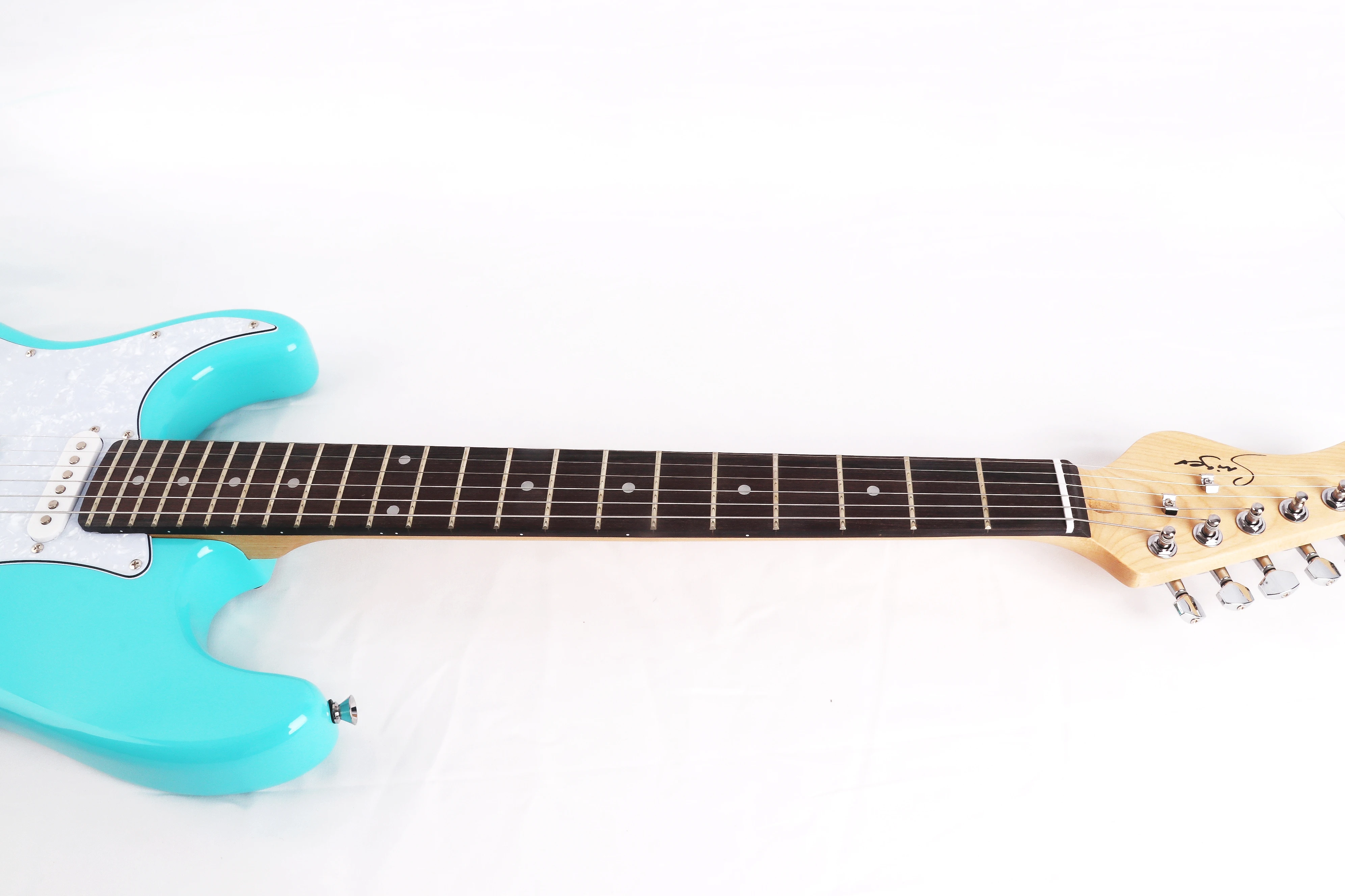 Smiger custom brand wholesale left ST guitar price 22 Frets upgrade Left Handed Electric Guitar 6 strings