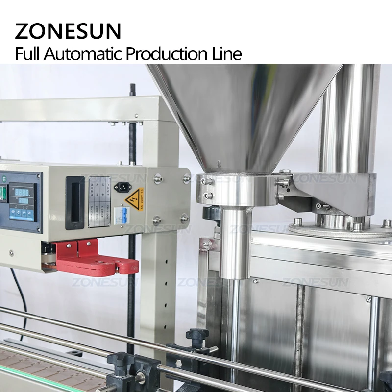 ZONESUN ZS-FAL180Z1 Automatic Stand Pouch Aluminium Foil Gusset Bags Dry Powder Filling and Sealing Machine Line for Milk Powder