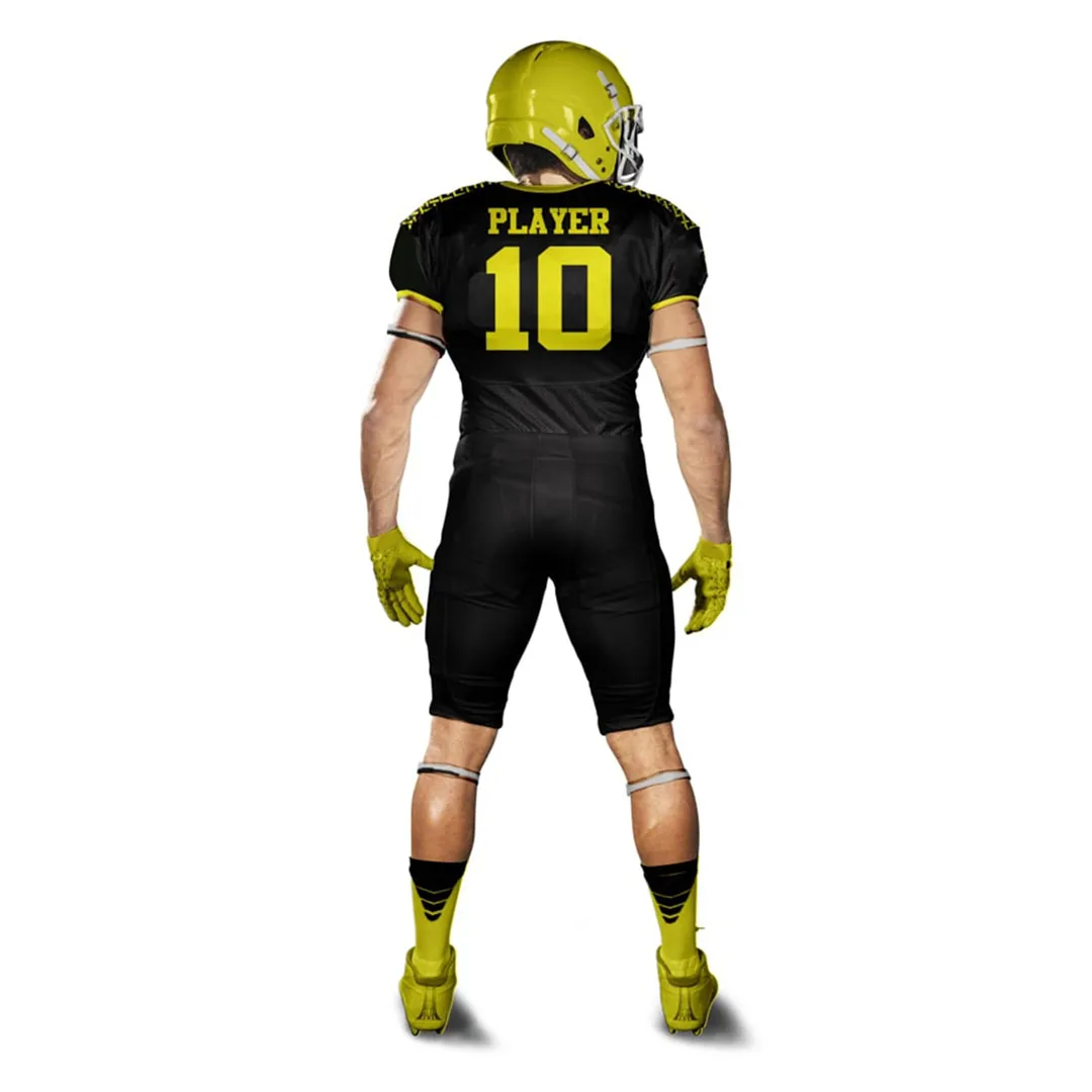 Custom Design Cheap Sublimation NFL Youth American Football Uniforms Style Black Factory Training american football jersey