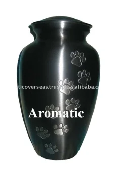Pet Cremation Urns Hot Selling Cat & dog Funeral Ashes Urns Cremation Accessories Reliable Metallic Decorative Urns