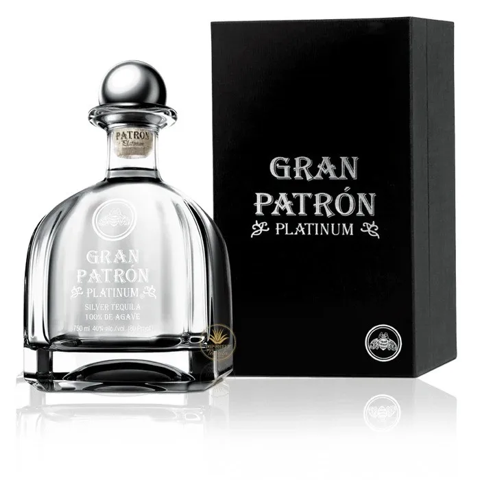 Оригинальное качество покровитель Серебряная текила 100% de Agave Extra Anejo и Gran Patron платиновая бутылка текилы упаковка для продажи