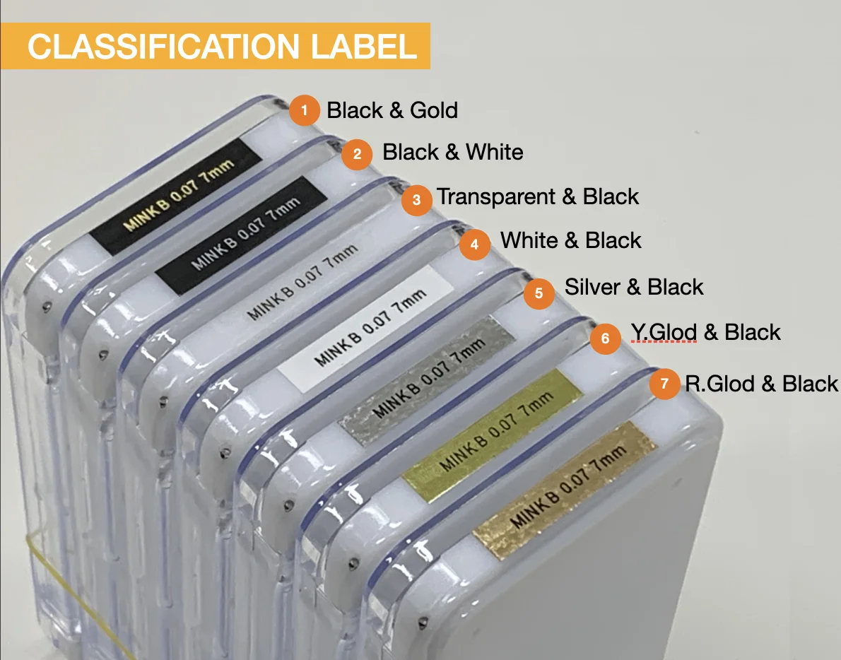 Professional brown eyelash DARK Brown Eyelash Midium Brown Light Brown Eyelash Extension Brown color collection eyelashes