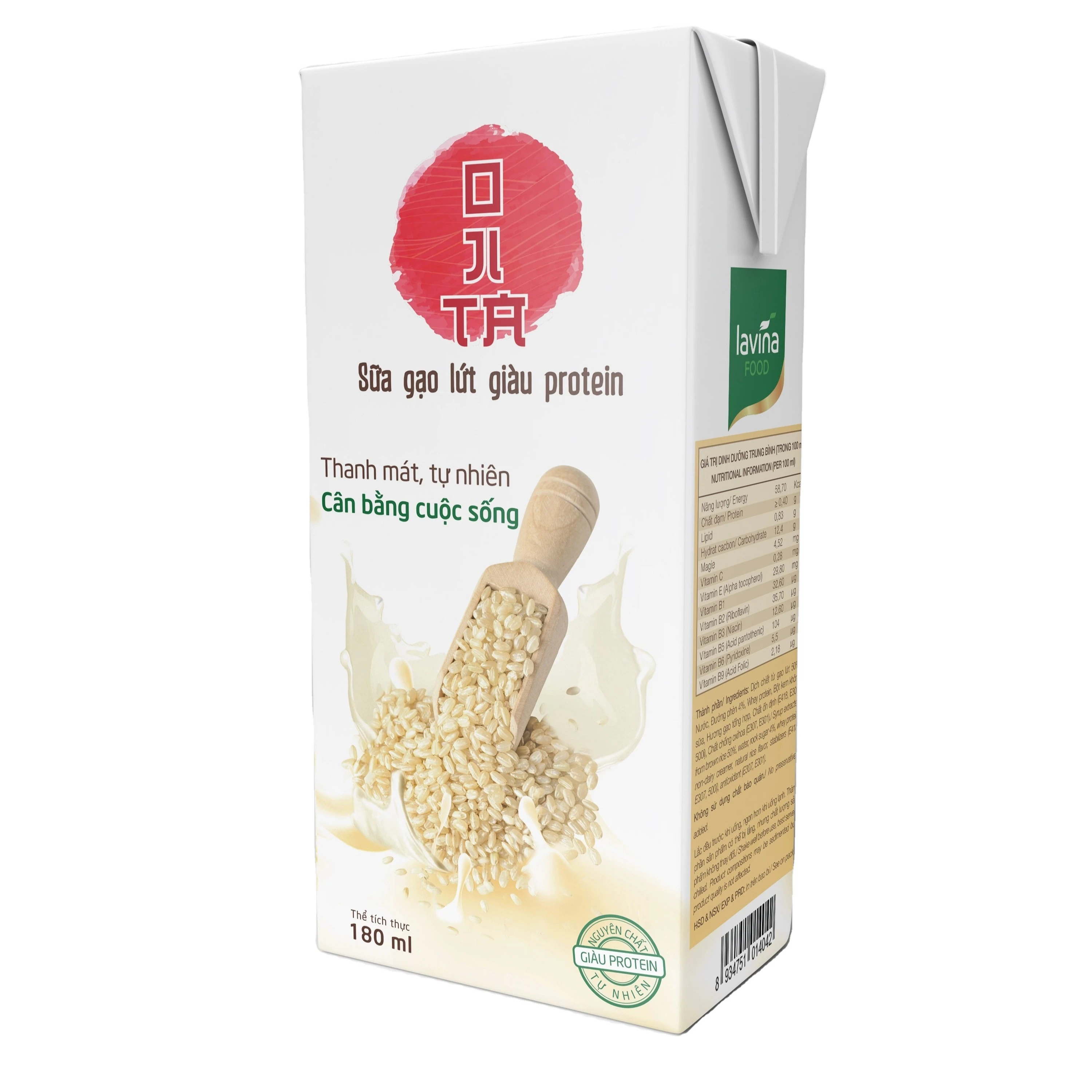 Premium quality Rich Nutrient Ojita High Protein Brown Rice Milk Daily Use Carton Box OEM Manufacturer From Vietnam