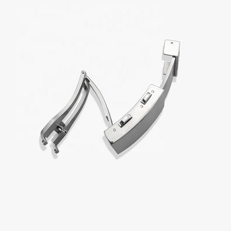 High Quality Custom Logo Watch Clasp Micro Extension Buckle Adjustable Bracelet Dive Watch Clasp