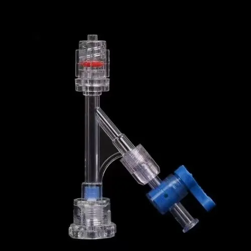 medical Y Medical Cardiology Push Pull Surgery Hemostasis Valve Set Y connector kit
