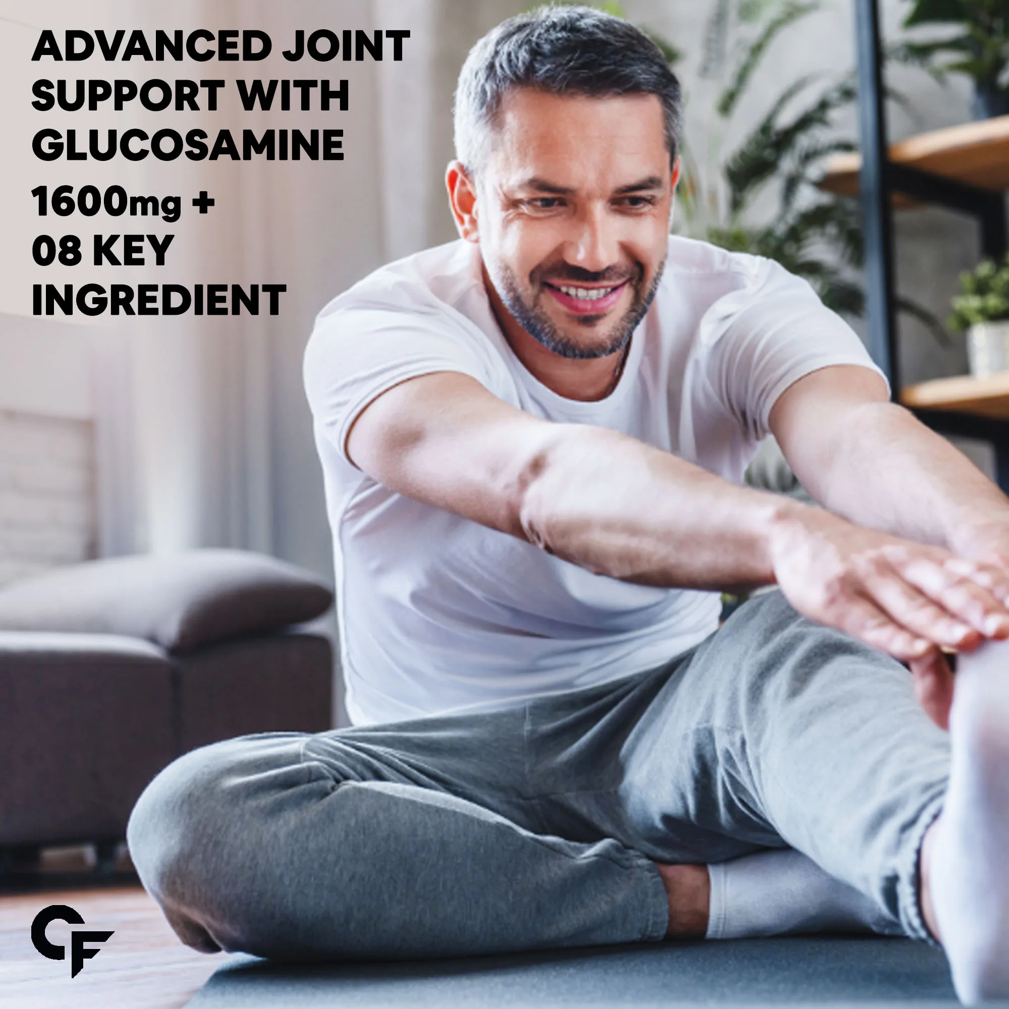 Joint Support Supplement \ Tablets with Glucosamine 1600mg Per Serving with Chondroitin, Boswellia, Turmeric & Ginger