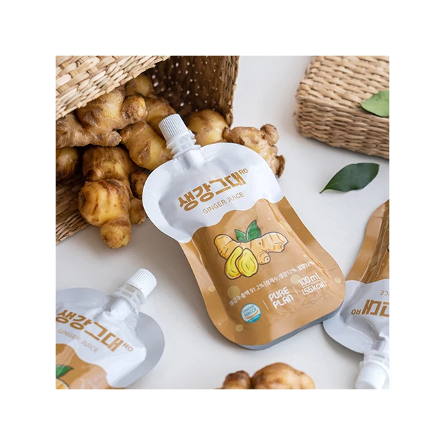 (pure bright and warm cooperative) - pureplan real ginger juice 100ml*15pouch made with Korean gingers KOTRA