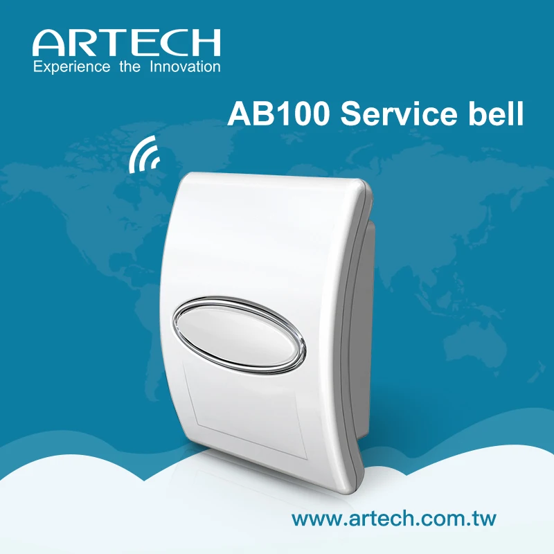 ARTECH AB100 Wireless Calling System Hospital Emergency Nurse Calling Pager Button