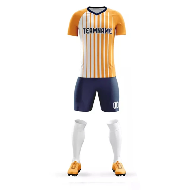 Soccer Uniform Hight Quality Sublimation Printing Men Football Kits breathable New Design Latest Sports Wear Soccer Uniforms