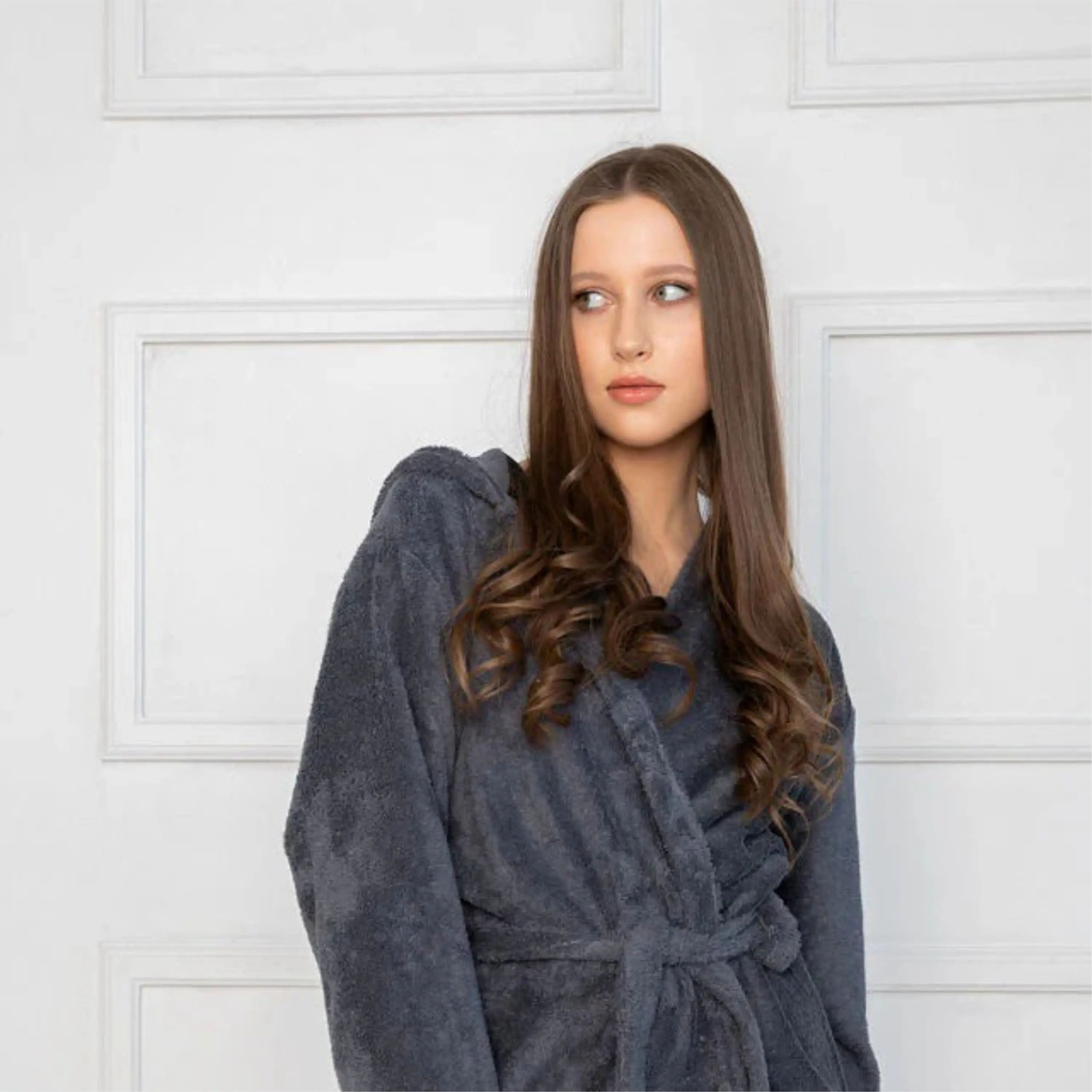 High-Quality Women Bathrobe Coats - Soft and Warm - Perfect for Winter and Relaxing at Home
